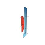 Rhausse 50 cm pour sabot de coffrage croc (20 pices)