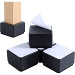 La rehausse de lit ajoute 5, 1 cm de haut, ensemble de 4 pi�ces de rehausseur de meubles