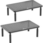 Rehausseur ecran pc bureau, support ecran avec plate - forme métallique ventilée, 3 hauteurs réglables ... Rehausseur ecran pc bureau, support ecran avec plate - forme métallique ventilée, 3 hauteurs réglables ...