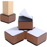 Rehausseurs de lit et de meubles, 2 pouces de hauteur, support en acier massif, 10 000 livres, rehausseur ...