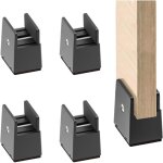 Rehausseurs de lit et de meubles r�glables avec serre - joint, rehausseurs de chaise robustes de 4 pouces ...