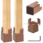 Rehausseurs de meubles de 5 cm, rehausseurs de lit r�glables avec pince � vis, rehausseurs de chaise ...