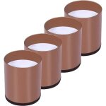 Rehausseur pieds de lit lot de 4 acier carbone, risers de meubles ajoutent hauteur de 5cm, supportent ...