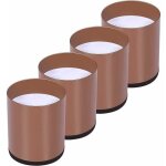 Rehausseur pieds de lit en acier carbone - ajoutez de la hauteur à vos meubles (lot de 4, hauteur 5cm) ... Rehausseur pieds de lit en acier carbone - ajoutez de la hauteur à vos meubles (lot de 4, hauteur 5cm) ...