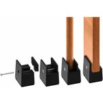 Rehausseur pieds de lit reglable de 2 pouces, rehausseurs de meubles robuste de 5 cm, pour �paisseur ...