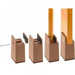 Rehausseur pieds de lit reglable de 4 pouces, rehausseurs de meubles robuste de 10cm, pour �paisseur ...