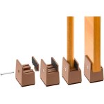 Rehausseur de pieds de lit r�glable de 5 cm, robuste, pour pieds de lit de 0 � 3, 8 cm d'�paisseur, hauteur ...