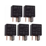 Relais  5 broches 12v 30a, relais polyvalent spdt, relais standard robuste 5 broches 12vdc, relais de ...