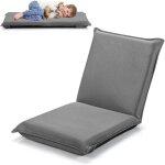 Relax4life - chaise de sol pliante avec dossier r�glable en 6 position, tatami pour lire & jouer & m�diter ...