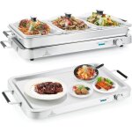 Relax4life - chauffe - plat �lectrique 450 w, plateau chauffant �lectrique avec temp�rature r�glable ...