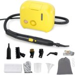 Relax4life - nettoyeur vapeur portable 1500w, nettoyant vapeur lectrique avec 1 l rservoird'eau 3bars ...
