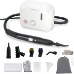 Relax4life - nettoyeur vapeur portable 1500w, nettoyant vapeur lectrique avec 1 l rservoird'eau 3bars ...