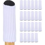 Lot de 24 chaussettes pour chaises, tables & divers meubles, protections rondes pour sol, �lastiques, ...