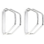 2x rteliers vlo vtt hxlxp 32, 5 x 9 x 28, 5 cm systme range vlo parking support 1 vlo mtal mural, ...