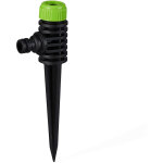 Relaxdays - arroseur de jardin arrosage jardin pelouse gazon aspergeur piquet sol 1 / 2'' vert noir 30m², ... Relaxdays - arroseur de jardin arrosage jardin pelouse gazon aspergeur piquet sol 1 / 2'' vert noir 30m², ...