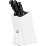 Relaxdays bloc  couteaux en bambou porte - couteaux bois 6 couteaux rangement couverts cuisine, hxlxp ...
