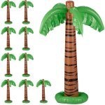 Bou�e gonflable palmier, lot de 10, palmier gonflable xxl piscine et plage, palmier tropical g�ant � ...