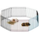 Cage ext�rieur lapin, 8 �l�ments, pour petits animaux, enclos cochon d'inde, 24 cm de haut, multicolore ...