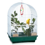 Relaxdays - cage  oiseaux, volire, pinsons, canaris, perchoir, mangeoire, h x l x p 49, 5 x 34, 5 x ...