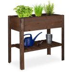 Relaxdays - carré potager bois, légume, herbes, jardin, balcon, jardinière sur pied, hxlxp: 80 x 88 x ... Relaxdays - carré potager bois, légume, herbes, jardin, balcon, jardinière sur pied, hxlxp: 80 x 88 x ...