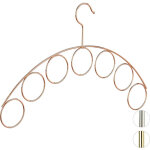 Cintre porte - charpes, porte - foulards rangement ceintures, support cravates design mtal 3 mm, cuivre ...