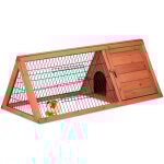 Relaxdays - clapier à lapin, maison, enclos, 2 portes, hlp : env. 41x110x49 cm, petite cage rongeurs, ... Relaxdays - clapier à lapin, maison, enclos, 2 portes, hlp : env. 41x110x49 cm, petite cage rongeurs, ...