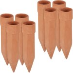 C�ne en argile d'arrosage, lot de 8, accessoire d'arrosage, bouteilles d'1, 5 l, 19 x 4, 5 cm, terre ...