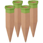 C�ne d'arrosage, argile, set de 4, bouteilles en pet d'1, 5 l, jardini�res et plantes en pot, terre cuite ...