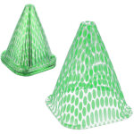 Cnes de forage en lot de 24, protection contre escargot, gel, croissance, transparent pvc, 22x19x19 ...