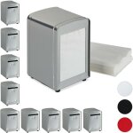 Distributeur de serviettes, lot de 10, table, rétro, restaurant, support porte - serviette hxlxp : 15x9, ... Distributeur de serviettes, lot de 10, table, rétro, restaurant, support porte - serviette hxlxp : 15x9, ...