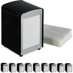 Distributeur de serviettes, en lot de 10, table, rtro, restaurant, support porte - serviette hxlxp : ...
