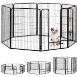 Relaxdays - enclos pour chiots, petits chiens, chiots, pour l'intrieur, stable, extrieur, parc, taille ...
