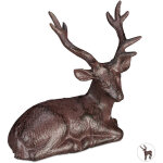 Figurine de cerf, cerf, r�sistant aux temp�ratures, pour jardin, balcon, en fonte, diff�rentes tailles, ...