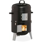 Relaxdays - fumoir 3 en 1, smoker, pour faire griller, faire fumer et macérer, thermomètre avec sortie ... Relaxdays - fumoir 3 en 1, smoker, pour faire griller, faire fumer et macérer, thermomètre avec sortie ...