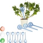 Globes d'arrosage en plastique, lot de 12, distributeur eau plantes, 2 semaines, pot fleurs, boules arrosage, ... Globes d'arrosage en plastique, lot de 12, distributeur eau plantes, 2 semaines, pot fleurs, boules arrosage, ...