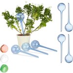 Globes d?arrosage en plastique, lot de 8, distributeur eau plantes, 2 semaines, pot fleurs, boules arrosage, ...