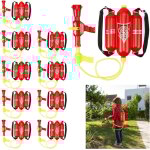 Lance à eau de pompier, lot de 10, 2, 5 l de réservoir, 5 m de portée, 2 fonctions de jet, sac à dos ... Lance à eau de pompier, lot de 10, 2, 5 l de réservoir, 5 m de portée, 2 fonctions de jet, sac à dos ...
