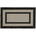 Long paillasson, en fibres de coco et pvc, env. 75 x 45 x 1, 5 cm, pour balcon, entre, vranda, terrasse, ...