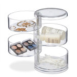 Organiseur cosmtiques 4 casiers pivotants kit maquillage rouge  lvres tour make - up acrylique transparent ...
