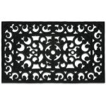 Paillasson caoutchouc, 45x75 cm, antid�rapant, r�sistant, caillebotis ext�rieur, tapis entr�e, ornements, ...