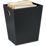 Panier à bois, range - buches en similicuir, rangement & transport, porte - revues avec poignées, cheminée, ... Panier à bois, range - buches en similicuir, rangement & transport, porte - revues avec poignées, cheminée, ...