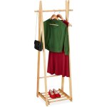 Relaxdays penderie avec porte - chaussures, portant vêtements, à poser, valet de chambre, hlp : 153x62x45 ... Relaxdays penderie avec porte - chaussures, portant vêtements, à poser, valet de chambre, hlp : 153x62x45 ...