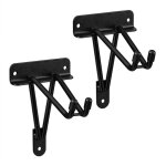 Porte - outils en lot de 2, double crochet, 24 cm de long, pour garage, atelier ou cave, range - balai, ...