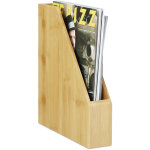 Portes - revues bambou a4, beau grain naturel, rangement papiers, journaux, lettres, nature - relaxdays ...