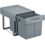 Poubelle encastrable coulissante, 2 bacs, système de trie pour le sous - évier, 2x15 l, 34, 6 x 34 x ... Poubelle encastrable coulissante, 2 bacs, système de trie pour le sous - évier, 2x15 l, 34, 6 x 34 x ...