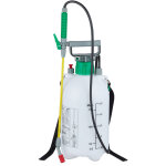 Pulv�risateur � pression appareil lance tuyau ceinture 5 l, plante jardin, 3 bar, buse r�glable, blanc ...