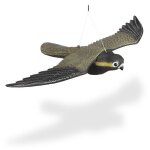 Relaxdays - rapace faucon anti - pigeon dcoration pouvantail oiseaux pigeon alarmistes jardin figure ...