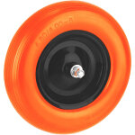 Relaxdays roue 16x4. 00 - 8 pour brouette, pneu plein max. 200 kg, jante & axe acier, roue de rechange, ...