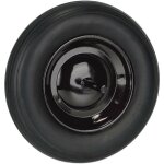 Relaxdays - roue de brouette 3. 50 - 8 avec axe fixe, pneu caoutchouc pu, jante en acier, charge maximale ...