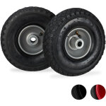 Relaxdays - roue de diable roue brouette set de 2, roue de rechange, caoutchouc 3. 00 - 4, 100 kg, 260 ... Relaxdays - roue de diable roue brouette set de 2, roue de rechange, caoutchouc 3. 00 - 4, 100 kg, 260 ...